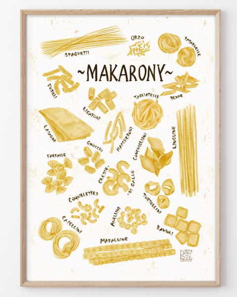 Plakat Makarony - zdjęcie główne w rozmiarze A3