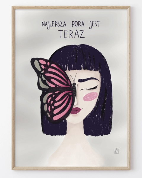 plakat najlepsza pora jest teraz - zdjęcie główne w rozmiarze A3 plakat najlepsza pora jest teraz - zdjęcie główne w rozmiarze A3