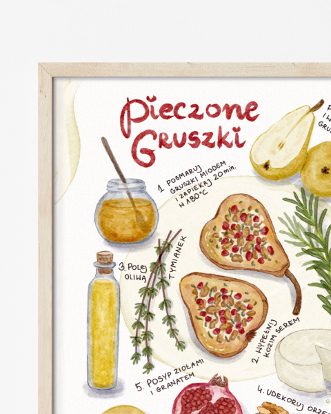 Plakat Pieczone gruszki - zdjęcie trzecie w rozmiarze 20x25 Plakat Pieczone gruszki - zdjęcie trzecie w rozmiarze 20x25