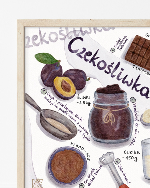 Plakat Czekośliwka - zdjęcie trzecie w rozmiarze 40x40 Plakat Czekośliwka - zdjęcie trzecie w rozmiarze 40x40
