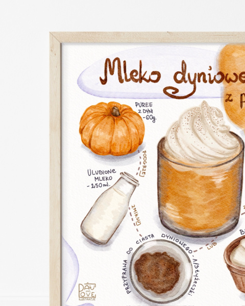 Plakat Mleko Dyniowe - zdjęcie trzecie w rozmiarze 30x30 Plakat Mleko Dyniowe - zdjęcie trzecie w rozmiarze 30x30