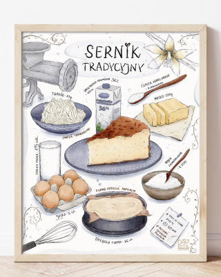 Sernik tradycyjny (20x25)